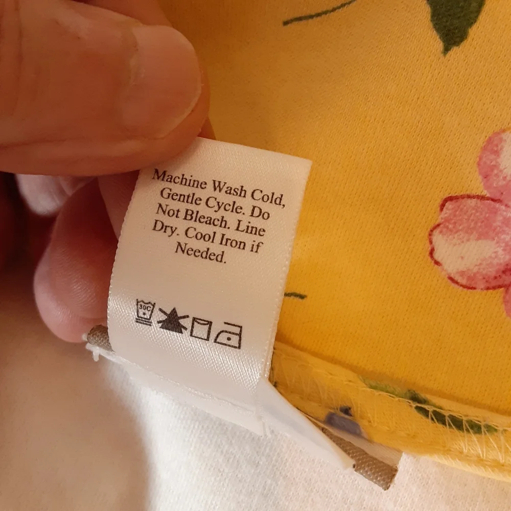 Coldwater Creek made in USA Floral Cotton Petite Medium Maxi Dress - Picture 7 of 8